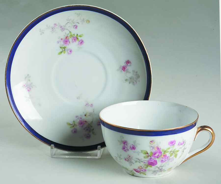 12699 Flat Cup & Saucer Set by Bassett-1