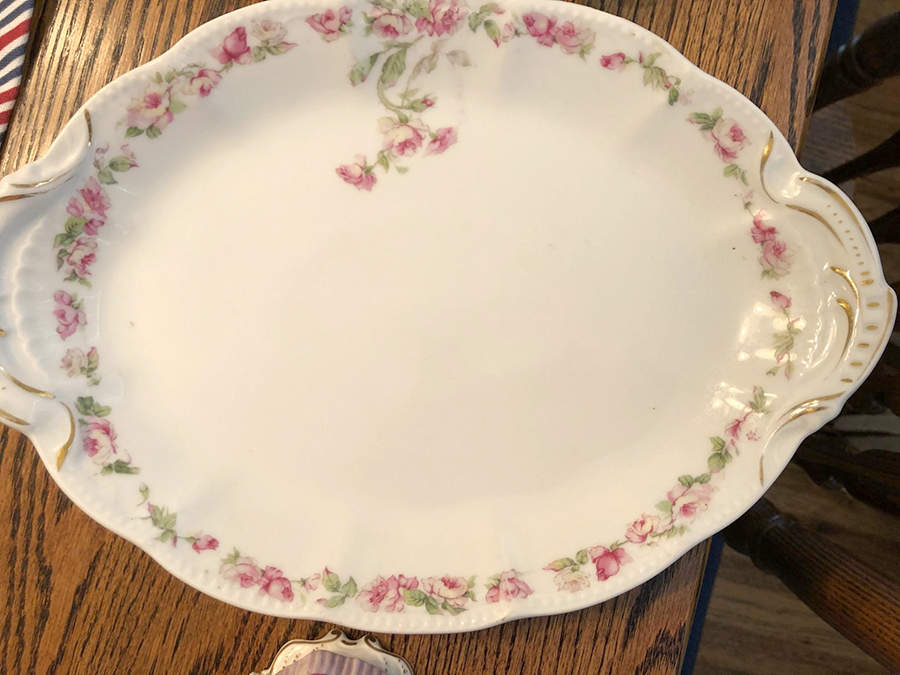 BSS24 12" Oval Serving Platter by Bassett-1