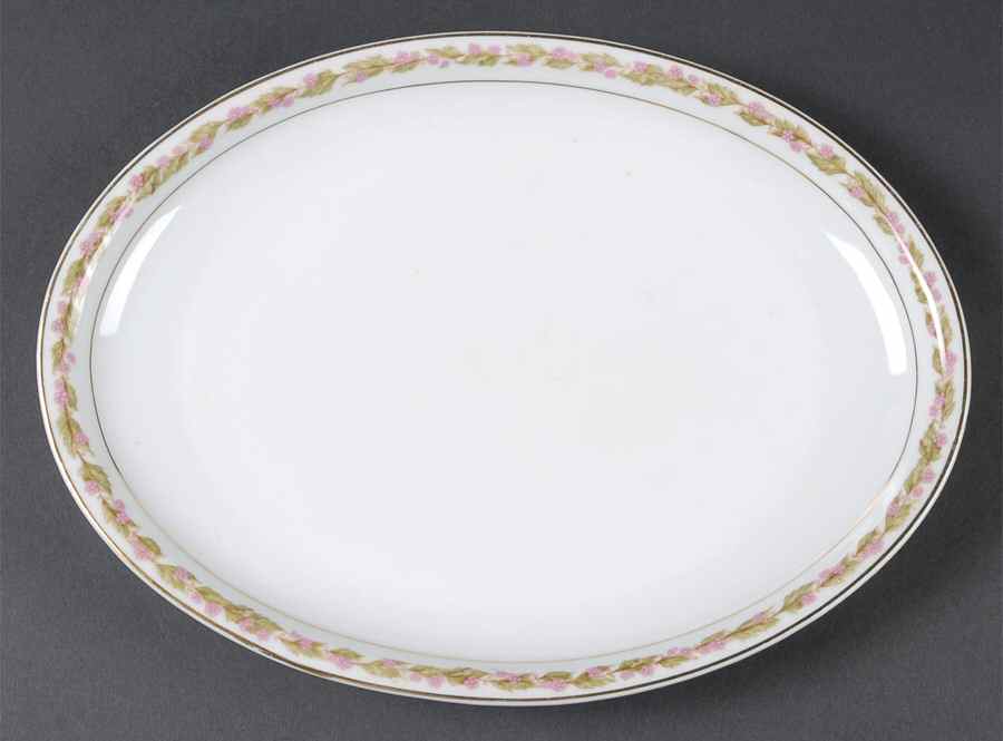 11532 12" Oval Serving Platter by Bassett-1