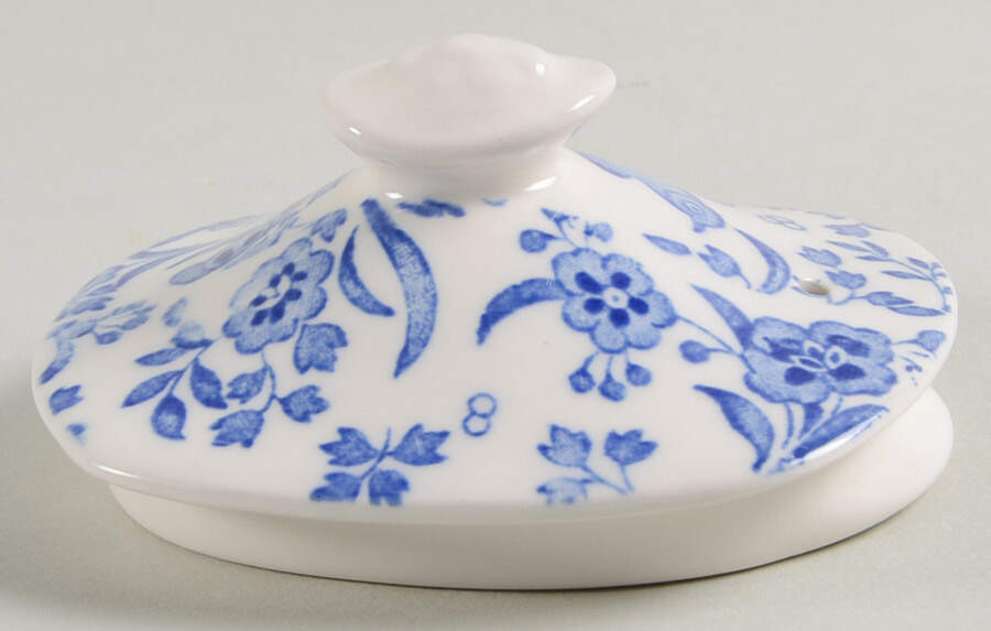 Blue Bird-Regal Peacock Lid for Teapot by Burgess & Leigh-1