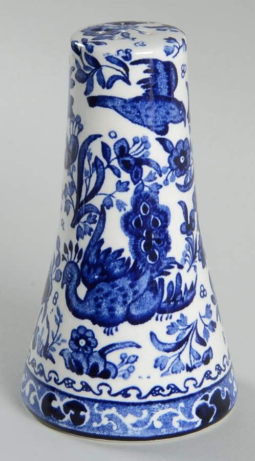Blue Bird-Regal Peacock Pepper Shaker by Burgess & Leigh-1