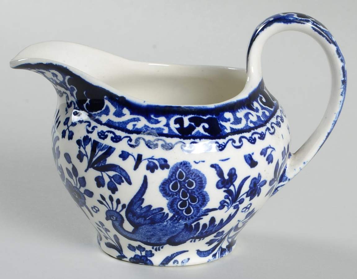 Blue Bird-Regal Peacock Creamer by Burgess & Leigh-1