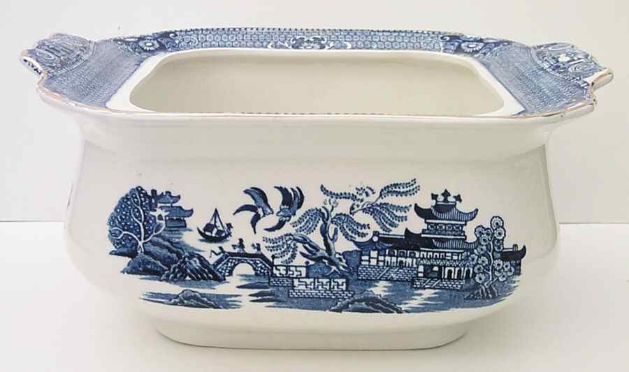 Willow Blue (Gold Trim) Tureen No Lid by Burgess & Leigh-1