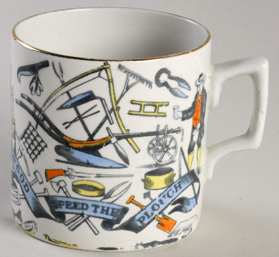 Farmers Arms (Gold Trim) Mug by Burgess & Leigh-1