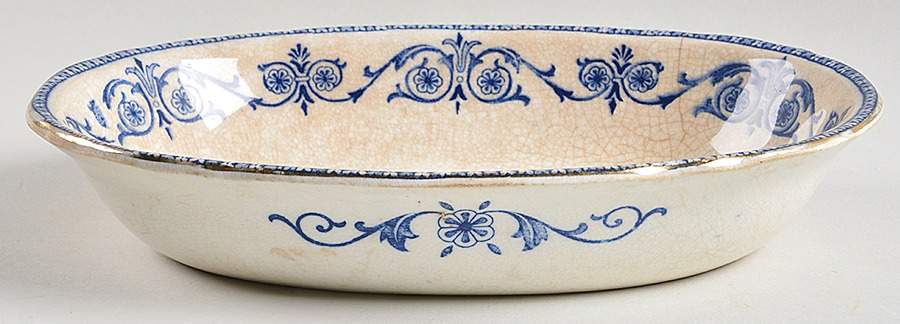Leighton 9" Oval Vegetable Bowl by Burgess & Leigh-1