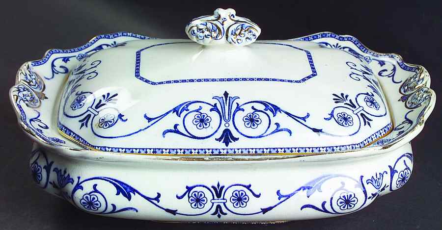 Leighton Oval Covered Vegetable by Burgess & Leigh-1