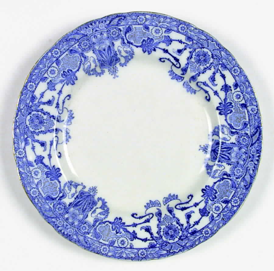 Raleigh (Flow Blue) Dinner Plate by Burgess & Leigh-1
