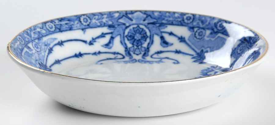 Raleigh (Flow Blue) Fruit/Dessert (Sauce) Bowl by Burgess & Leigh-1