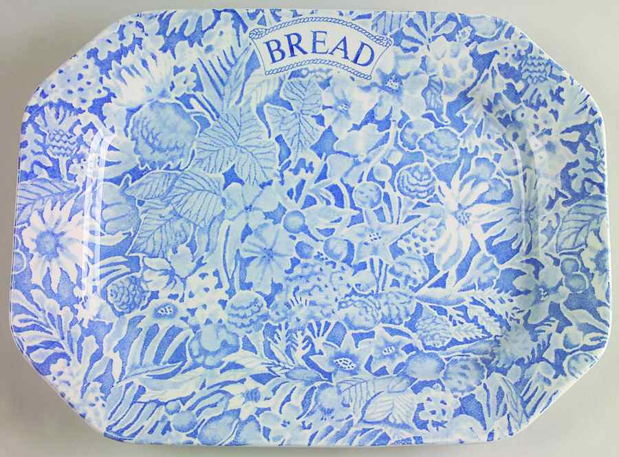 Scilla Blue Bread Tray by Burgess & Leigh-1
