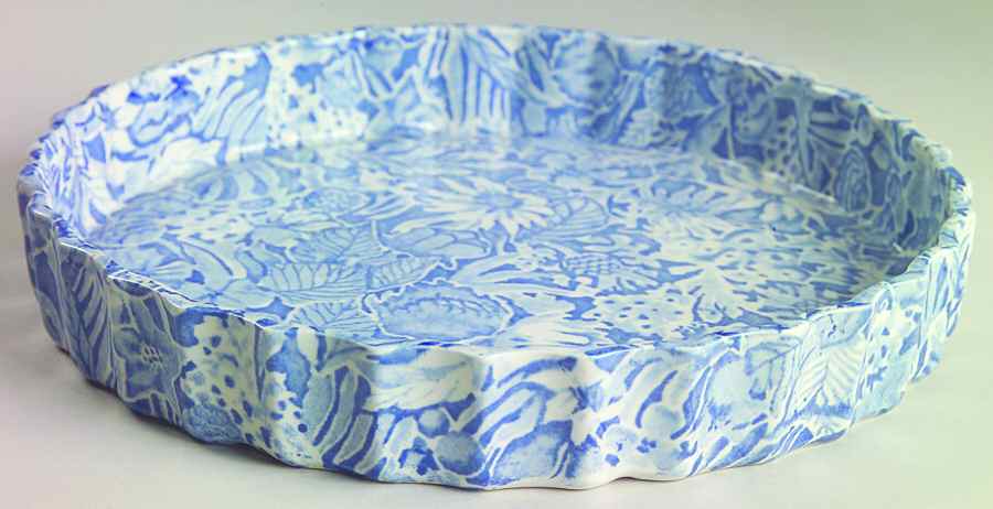 Scilla Blue 9" Quiche by Burgess & Leigh-1