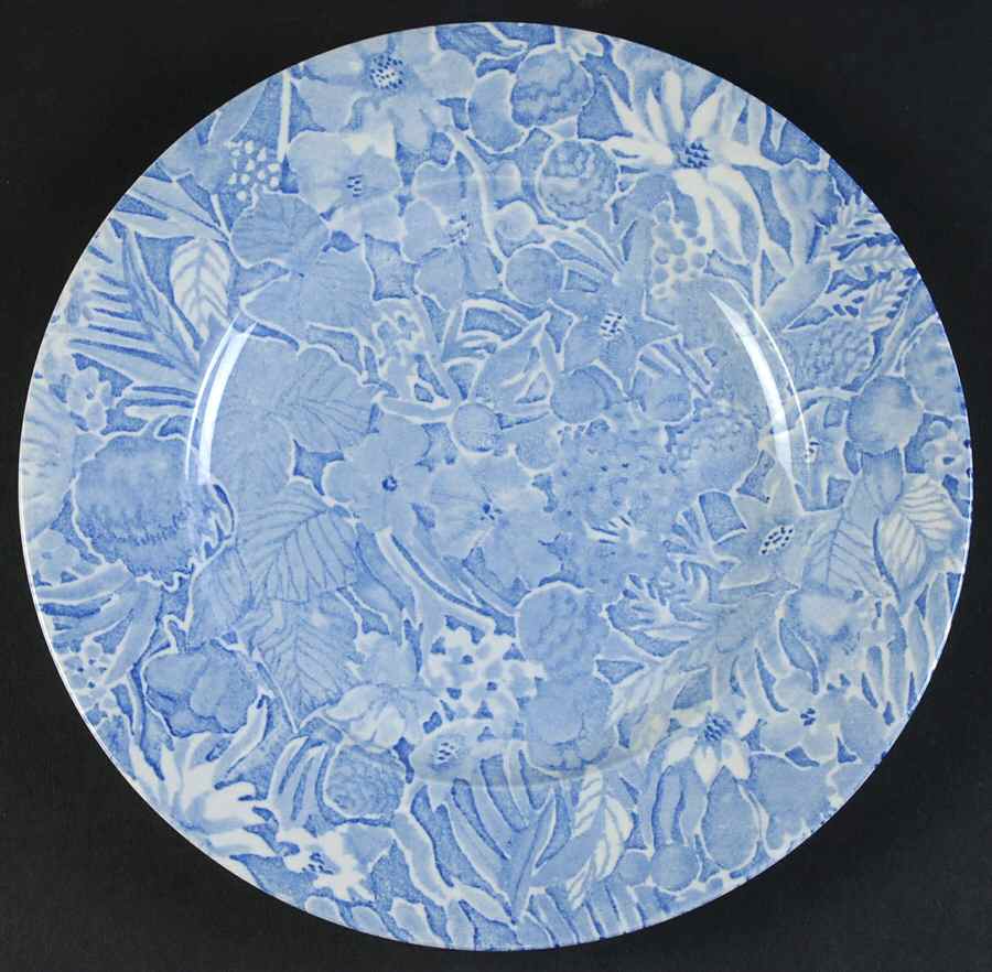 Scilla Blue Luncheon Plate by Burgess & Leigh-1