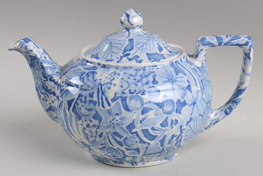 Scilla Blue Mini Teapot & Lid by Burgess & Leigh-1