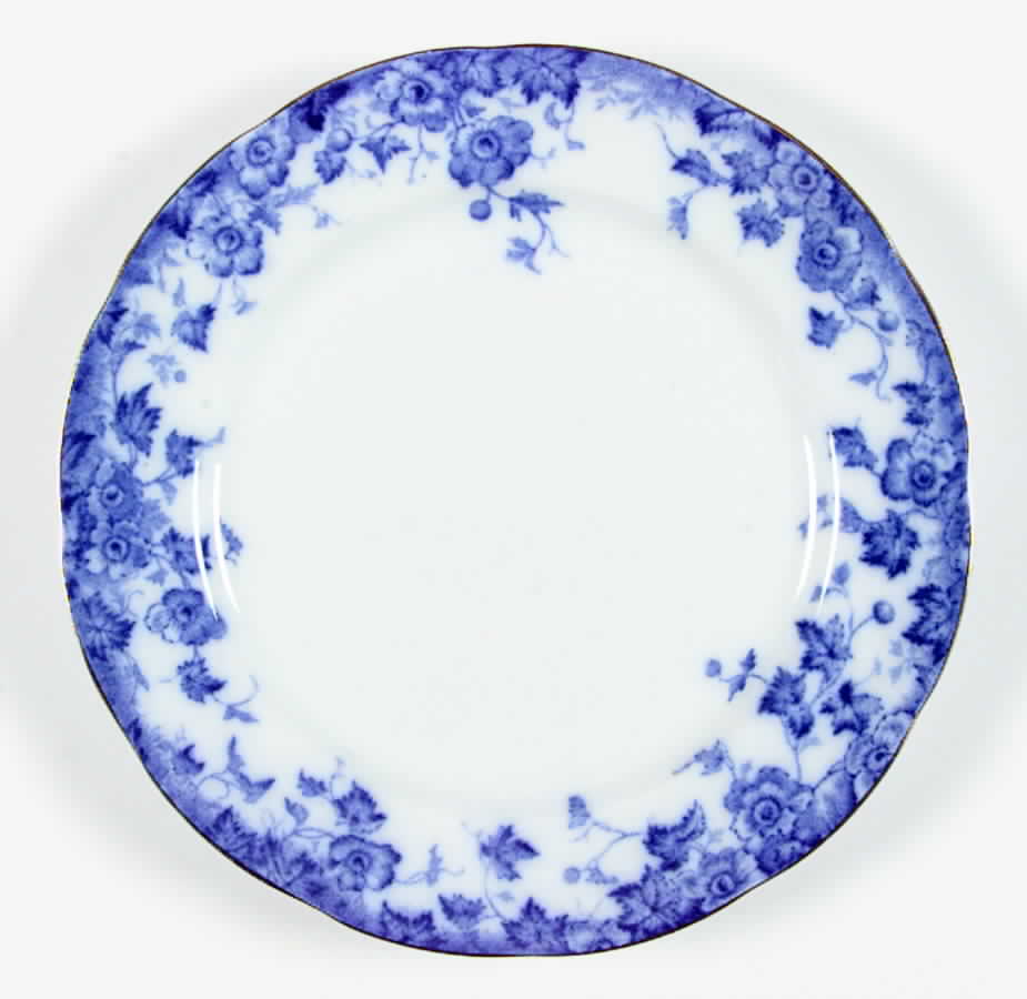 Vermont (Flow Blue) Dinner Plate by Burgess & Leigh-1