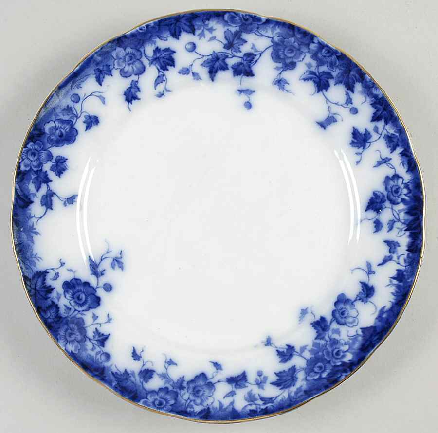 Vermont (Flow Blue) Salad Plate by Burgess & Leigh-1