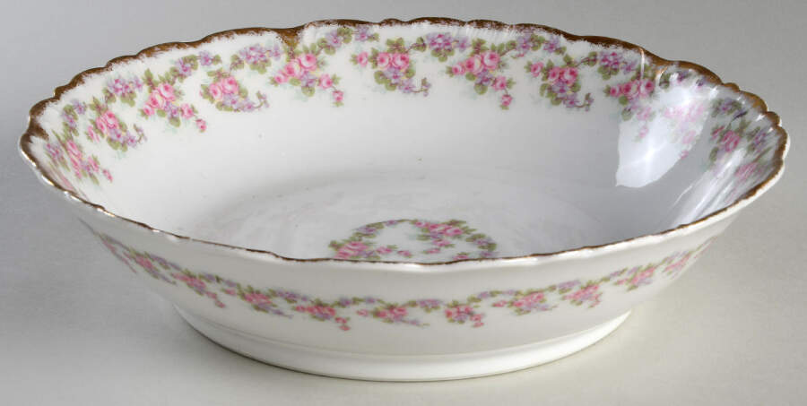 Bridal Wreath 10" Round Serving Bowl by Bawo & Dotter-1