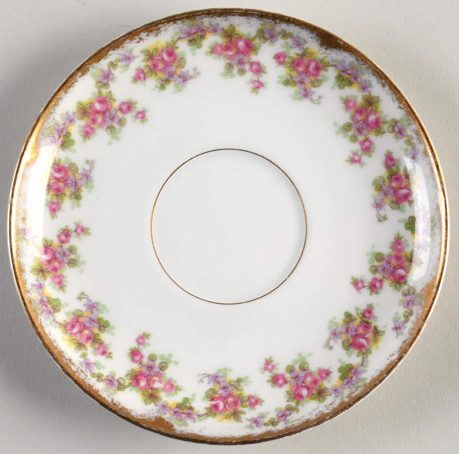 Bridal Wreath Saucer for Flat Cup by Bawo & Dotter-1