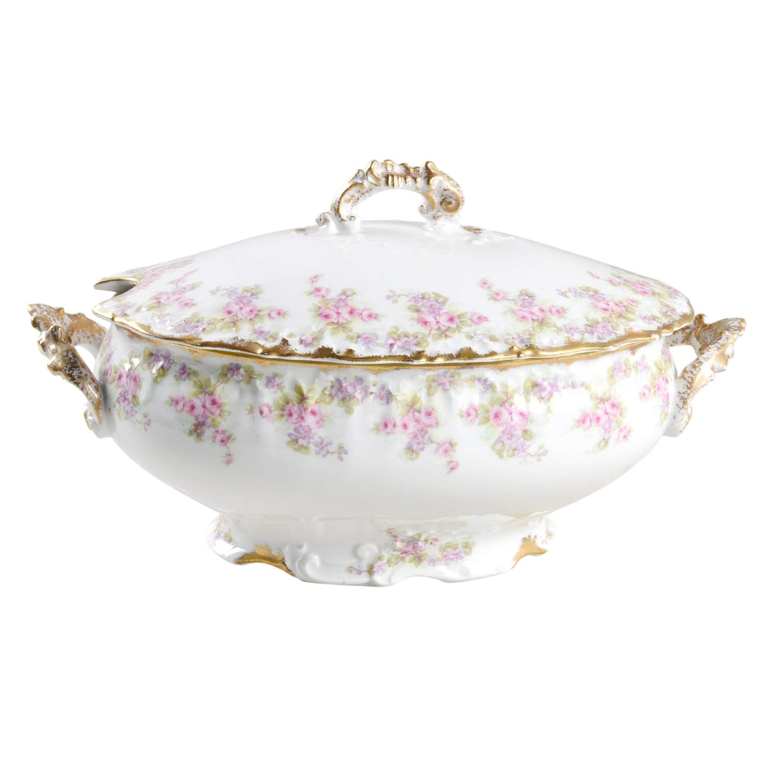 Bridal Wreath Tureen & Lid by Bawo & Dotter-1