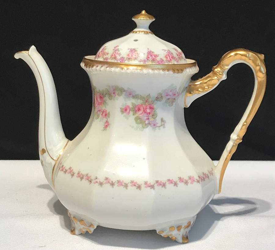 Bridal Wreath Mini Coffee Pot & Lid by Bawo & Dotter-1