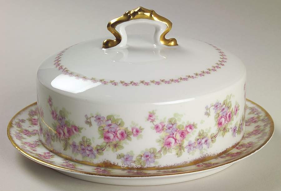 Bridal Wreath Round Covered Butter by Bawo & Dotter-1