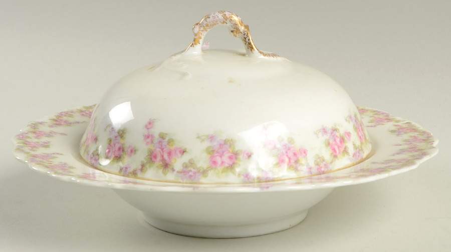 BWD1 Round Covered Butter with Strainer by Bawo & Dotter-1