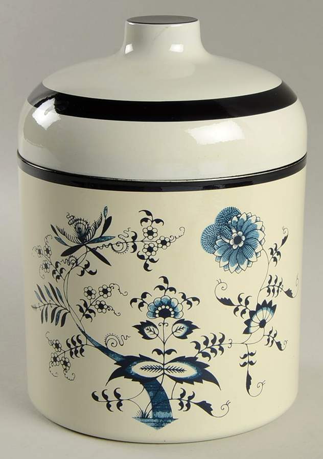 Blue Danube Medium Lacquer Canister & Lid by Blue Danube (Japan)-1