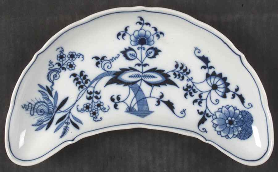 Blue Danube Crescent Salad Plate by Blue Danube (Japan)-1