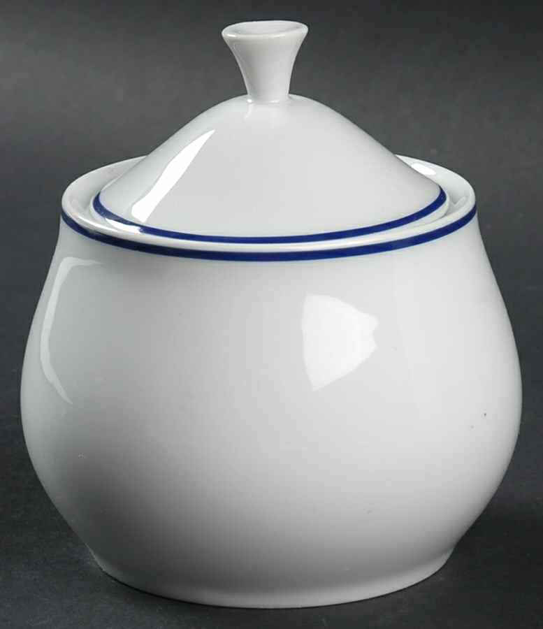 Marine Sugar Bowl & Lid by Georges Boyer-1