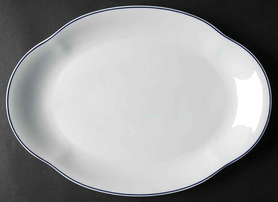 Marine 14" Oval Serving Platter by Georges Boyer-1