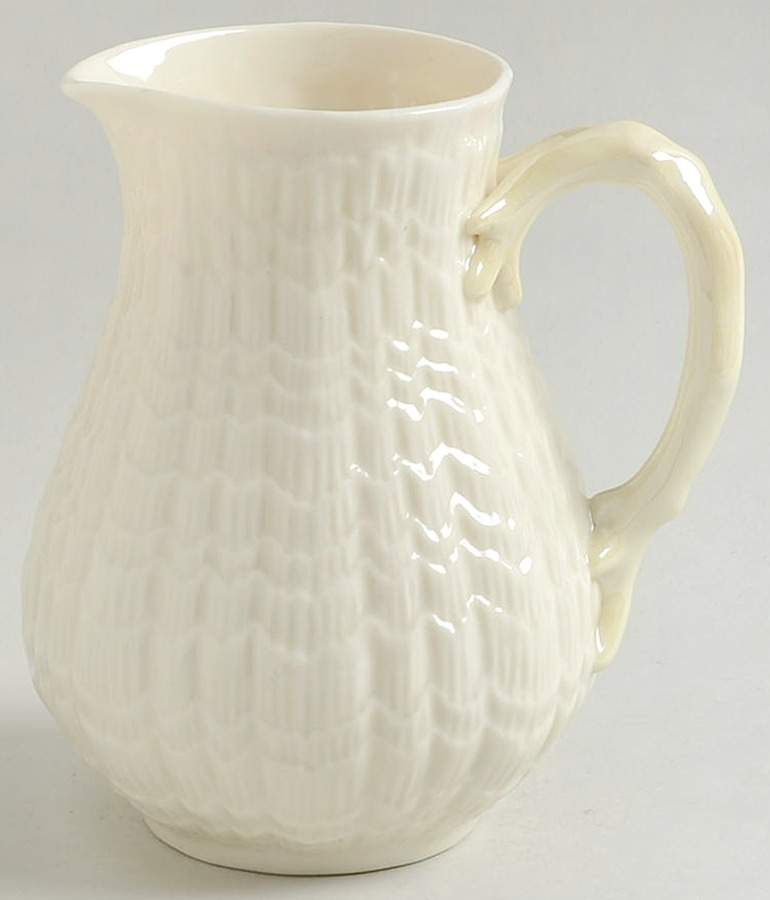 Tridacna Yellow (No Trim) 18 Oz Milk Jug by Belleek Pottery (Ireland)-1