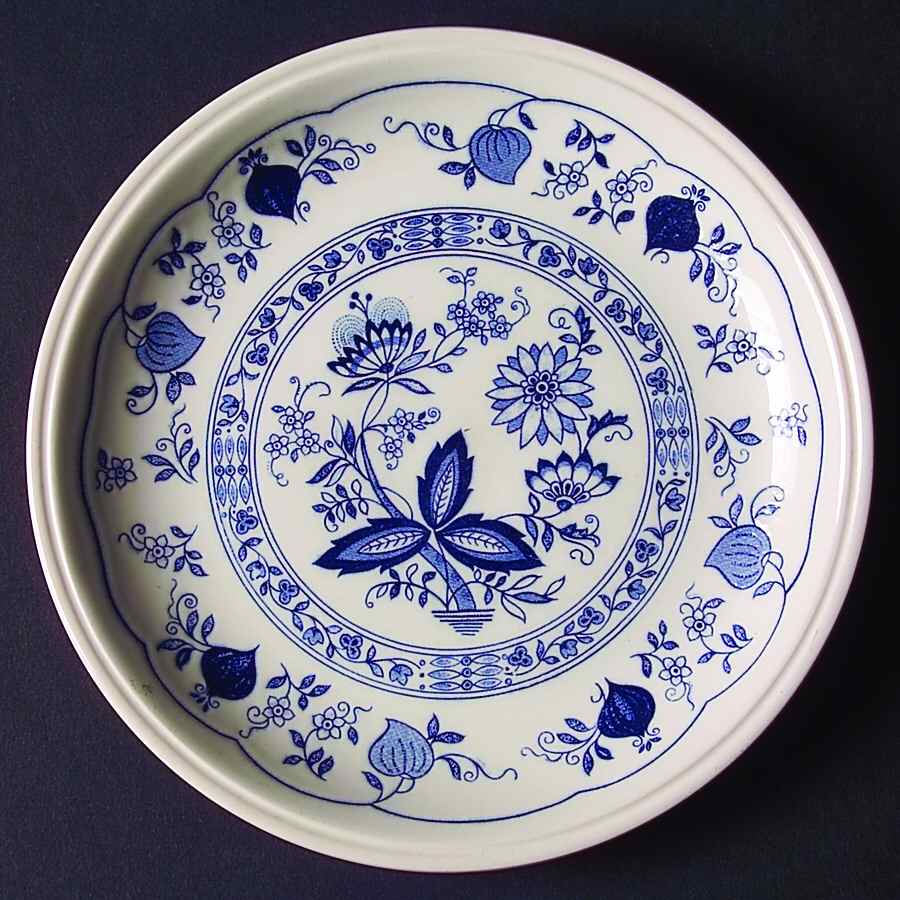 Blue Onion Bread & Butter Plate by Biltons Ltd-1