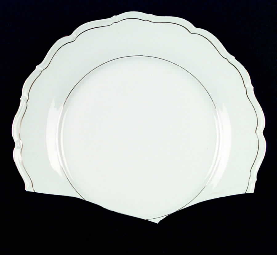 Empress Service Plate (Charger) by Bohemia Ceramic Works-1