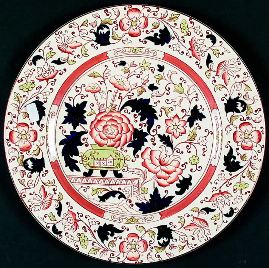 Gordon Rust Dinner Plate by Burgess & Leigh-1