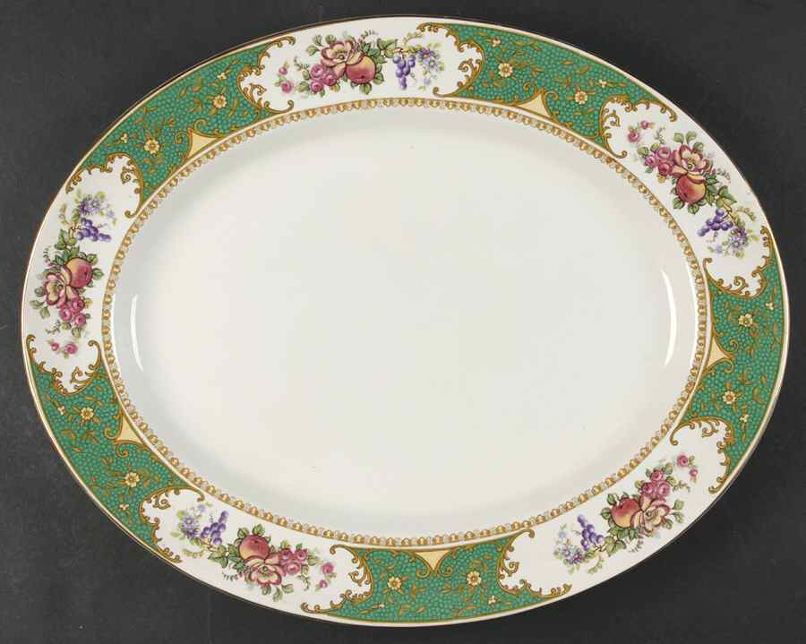 Brantwood 14" Oval Serving Platter by Bridgwood & Son-1