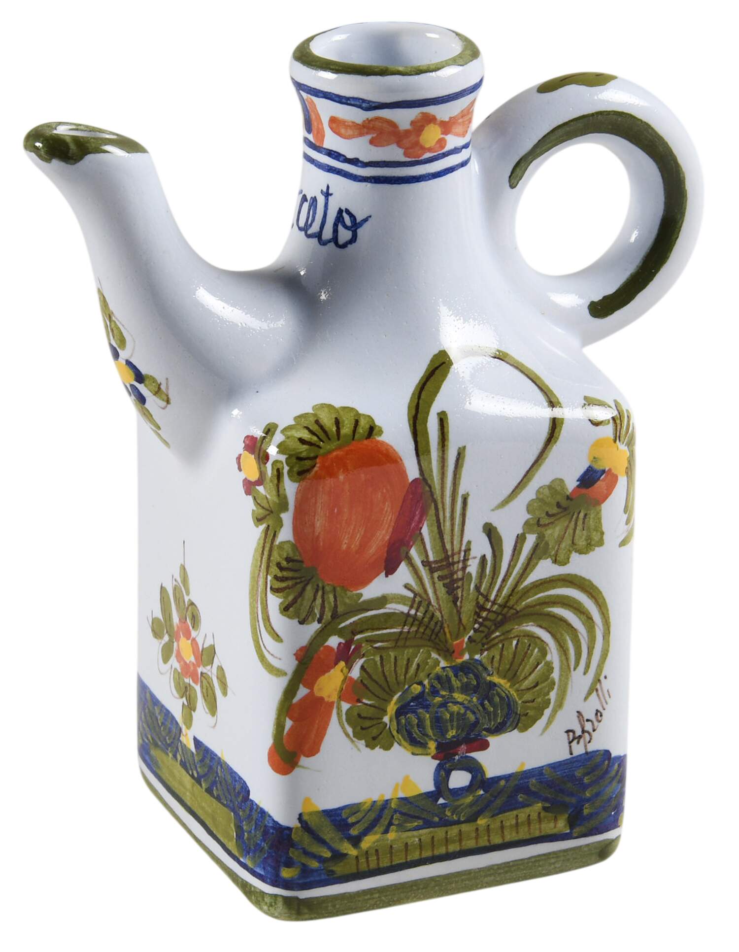 Blue Carnation Vinegar No Stopper by Brolli (Italy)-1