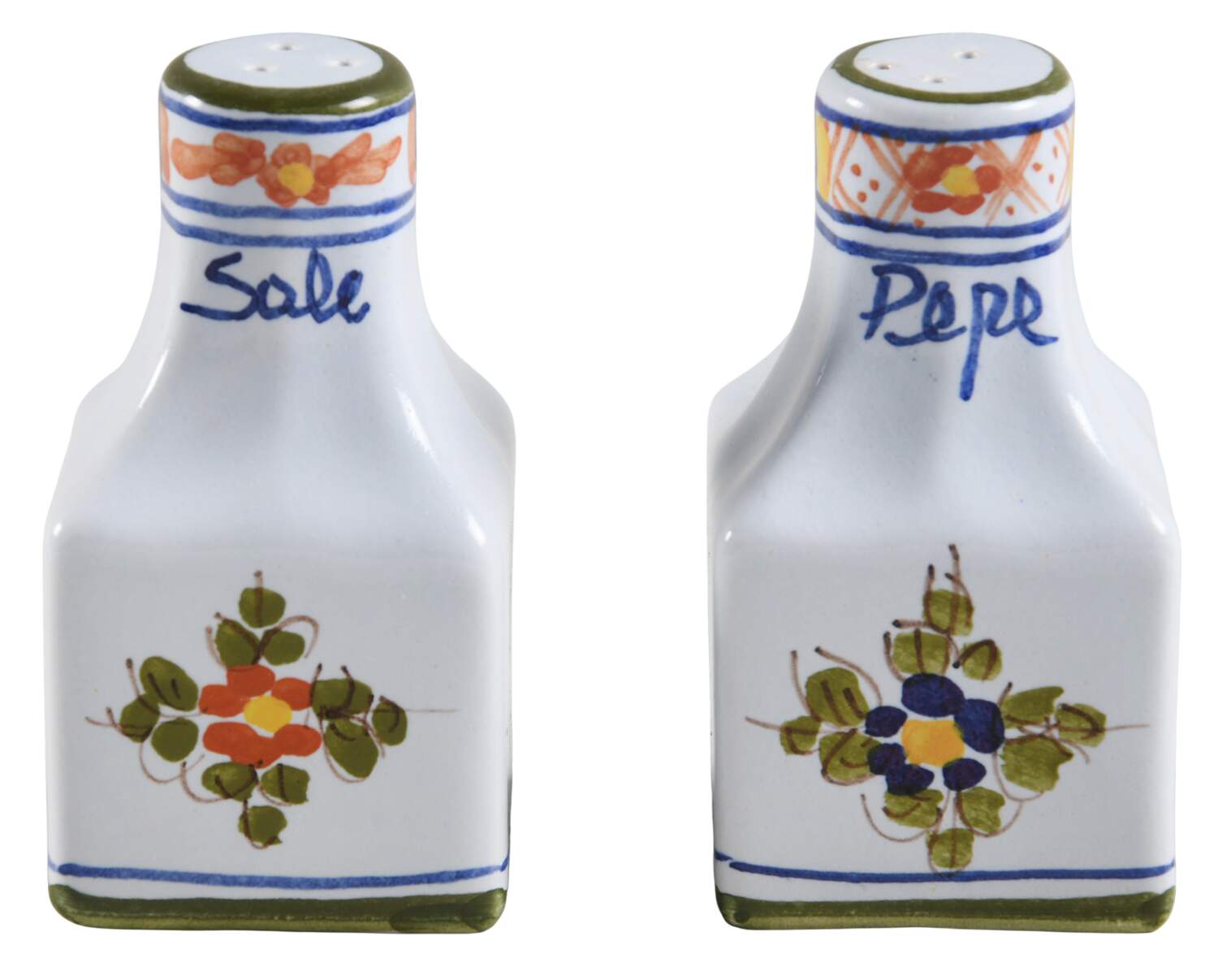 Blue Carnation Salt & Pepper Set by Brolli (Italy)-1