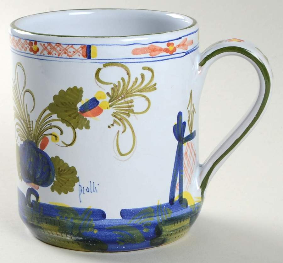 Blue Carnation Mug by Brolli (Italy)-1