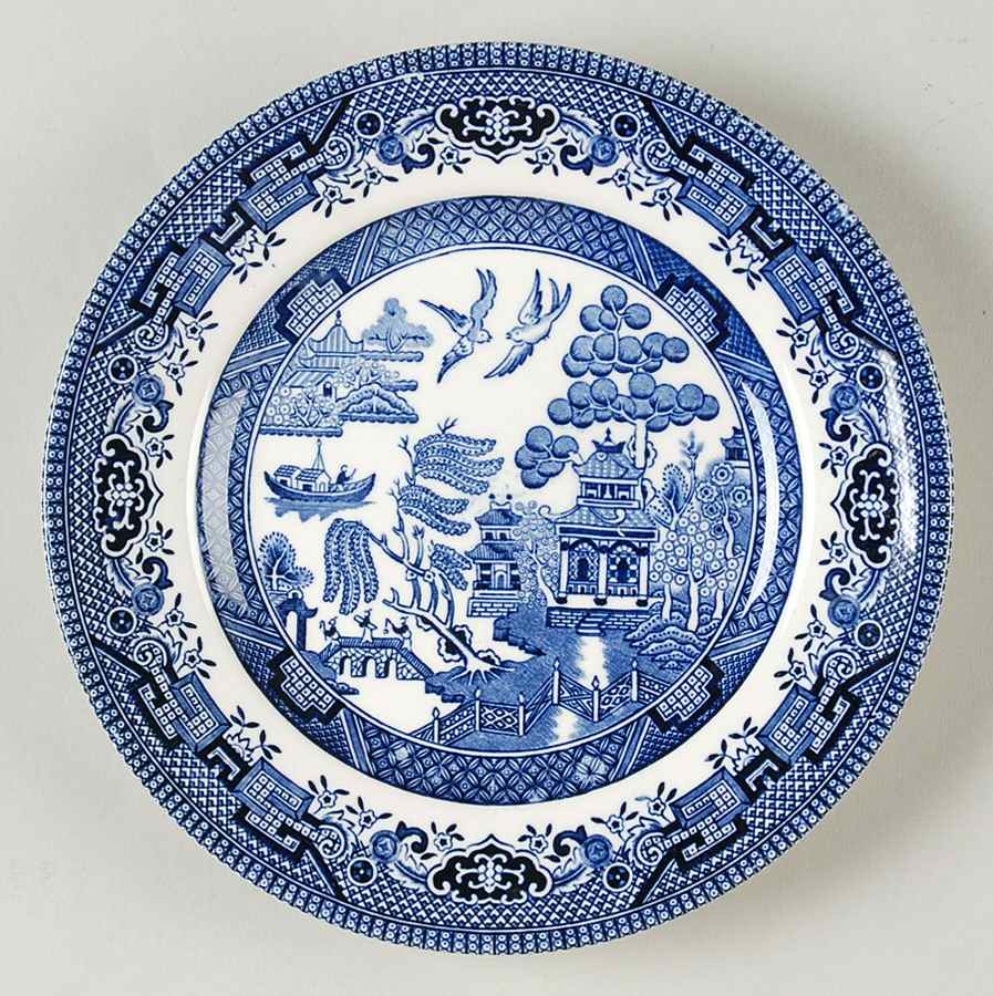 Willow Blue Bread & Butter Plate by Broadhurst-1
