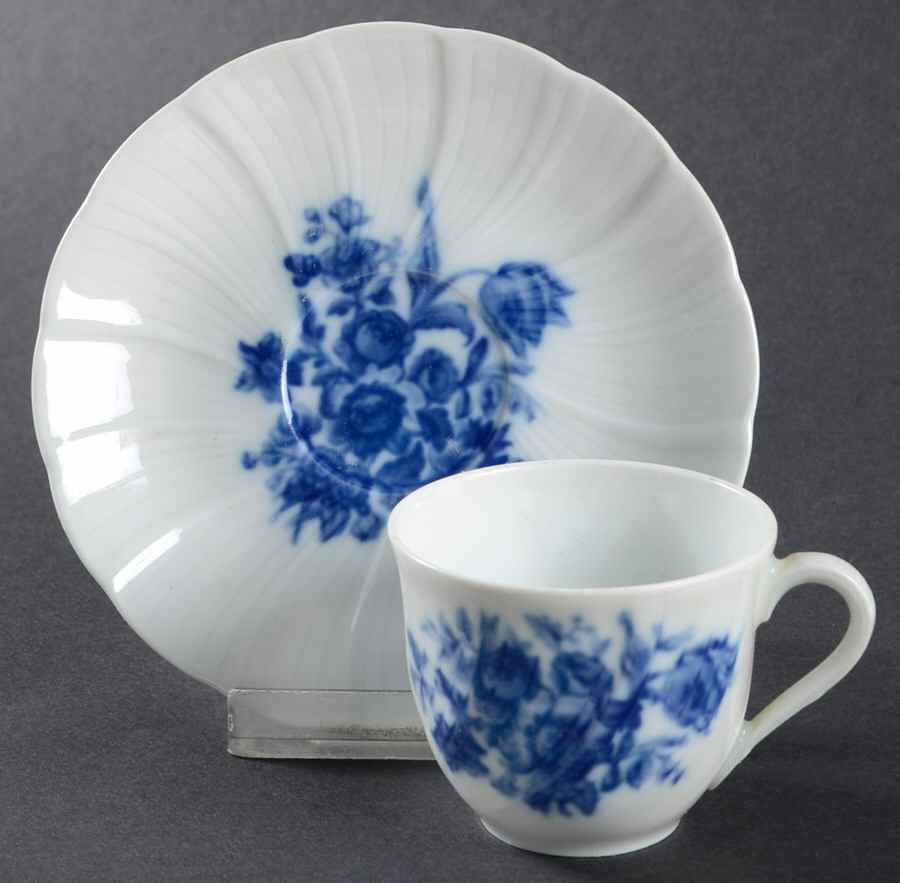 BER157 Flat Demitasse Cup & Saucer Set by Bernardaud-1