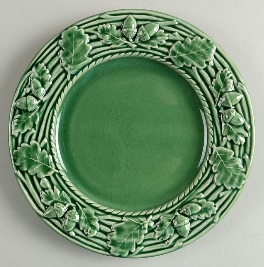 Oak Leaf Green Salad Plate by Bordallo Pinheiro-1
