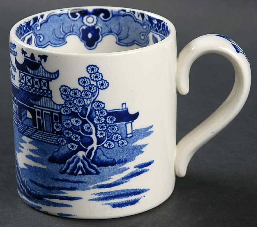 Willow Blue (No Gold Trim) Mug by Burgess & Leigh-1