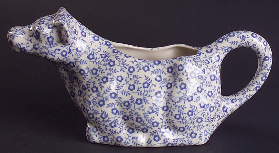 Felicity Blue Cow Creamer by Burgess & Leigh-1