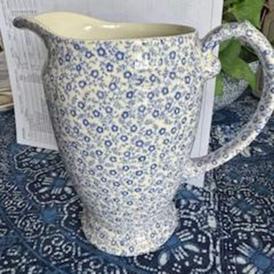 Felicity Blue 32 Oz Jug by Burgess & Leigh-1