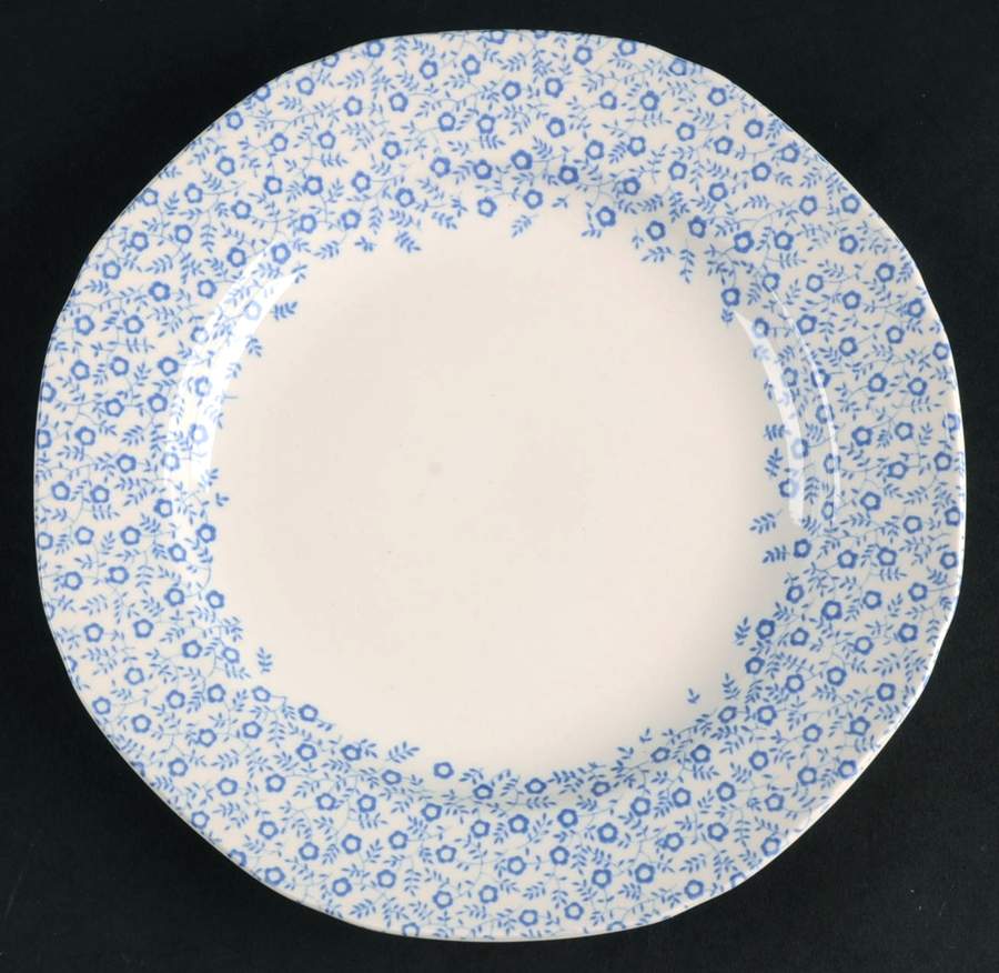 Felicity Blue Accent Salad Plate by Burgess & Leigh-1