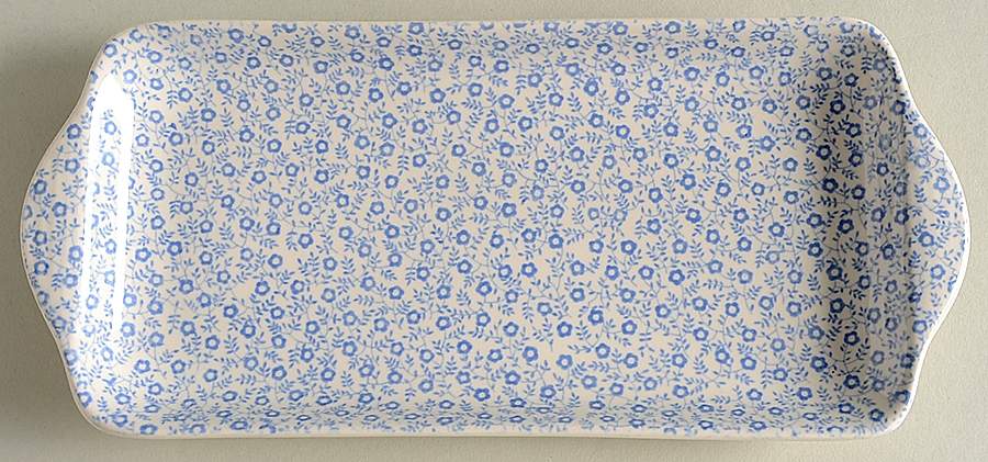 Felicity Blue Large Sandwich Tray by Burgess & Leigh-1