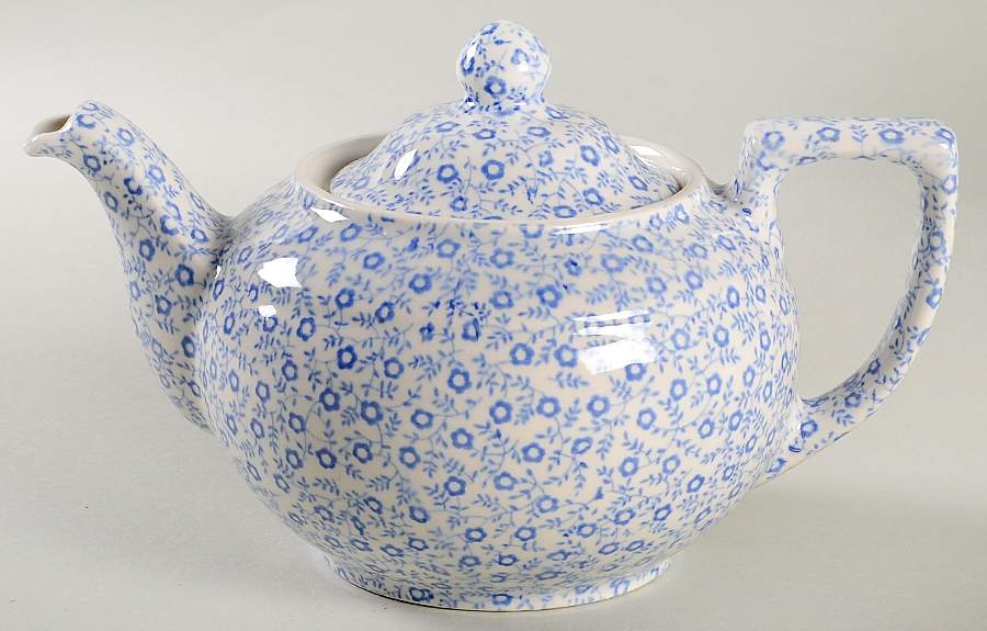 Felicity Blue Mini Teapot & Lid by Burgess & Leigh-1