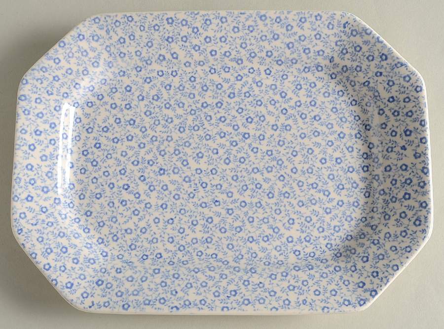 Felicity Blue 10" Oval Serving Platter by Burgess & Leigh-1