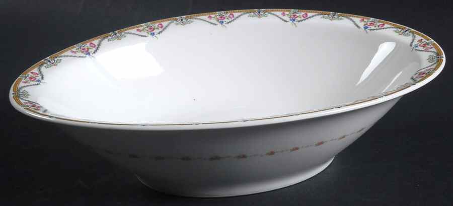 BAL5 10" Oval Vegetable Bowl by H Balleroy-1