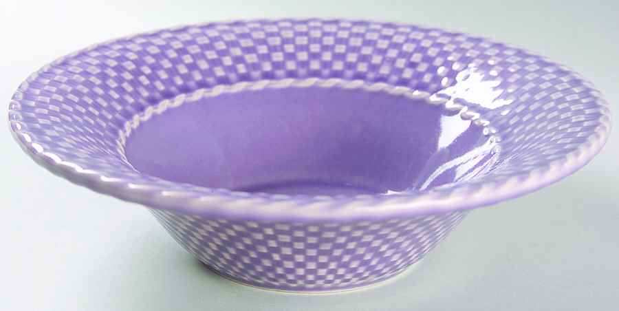 Celebration Purple Coupe Soup Bowl by Bordallo Pinheiro-1