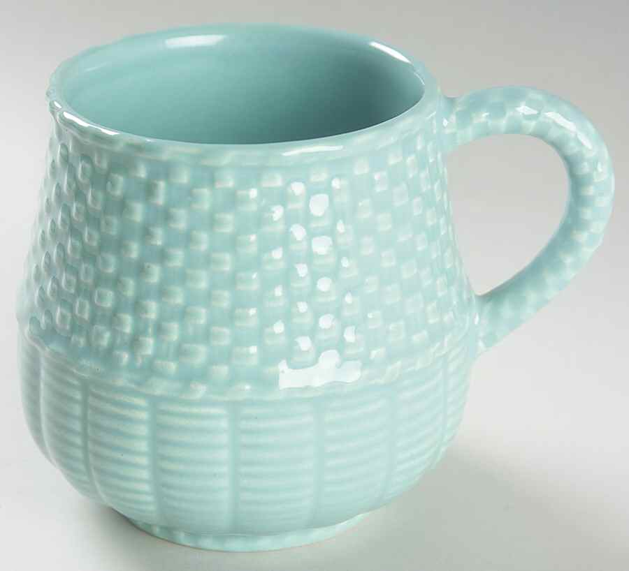 Celebration Turquoise Mug by Bordallo Pinheiro-1