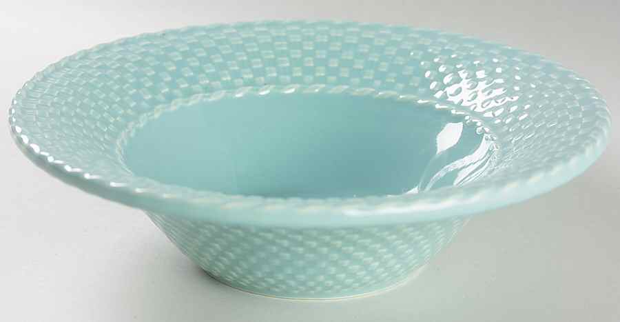 Celebration Turquoise Coupe Soup Bowl by Bordallo Pinheiro-1